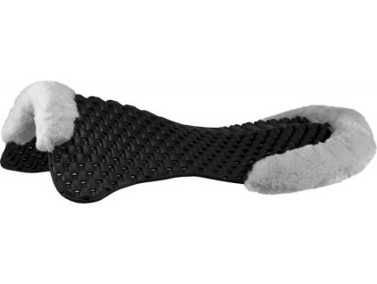 Dečka tlmiaca Piuma Air-release Featherlight & Back Riser Eco-wool Acavallo, biela