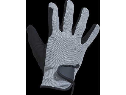 Rukavice jazdecké Basic BUSSE, grey/black