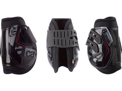 Gamaše zadné S.Opera HB Gel Lined, black/red