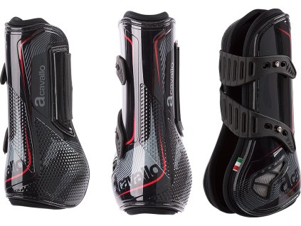 Gamaše predné S.Opera HB Gel Lined, black/red