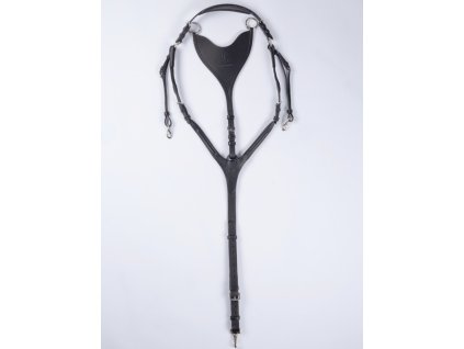 Poprsník kožený Mexico PS of Sweden, čierny