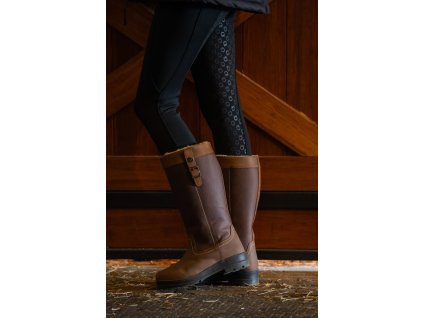 Čižmy outdoorové Equipage, zimné, dámske, hnedé