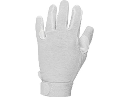 Rukavice jazdecké Light Cotton Umbria Equitazione, biele
