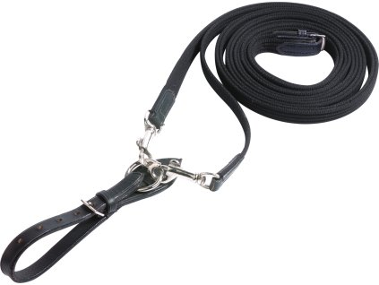 Oťaže prievlečné Basic-Snaps BUSSE, 270 cm, čierne