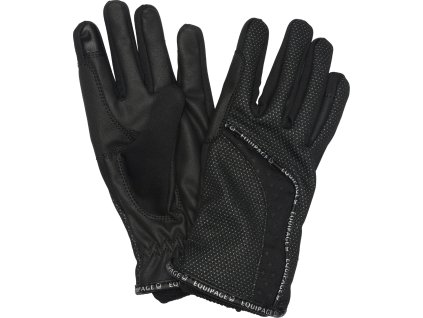 Rukavice Jaffa Equipage, detské, zimné, čierne