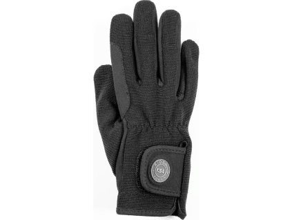 Rukavice jazdecké Holly RSL, detské, black/black