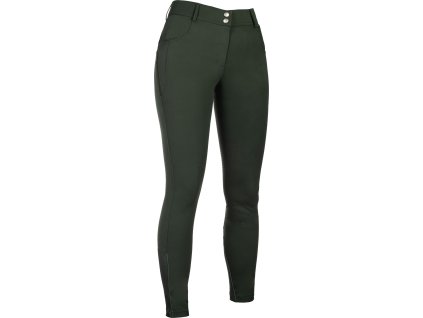 Rajtky jazdecké Ari HKM, dámske, s gripom na kolenách, olive green