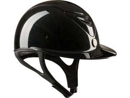 Prilba jazdecká Avancé Glossy ONE･K, shimmer/glossy/black