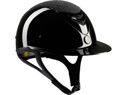 Prilba jazdecká Avance Mips ONE･K, Swarovski, glossy/glitter/black