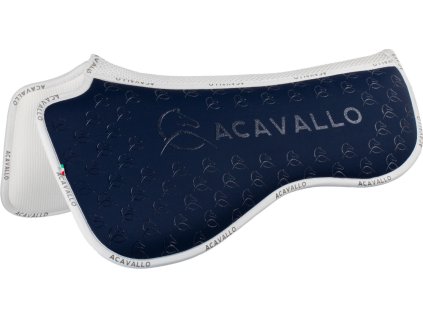 Dečka tlmiaca Spine Free Memory Foam & Bamboo Acavallo, drezúrna, COB/FULL, deep blue/white
