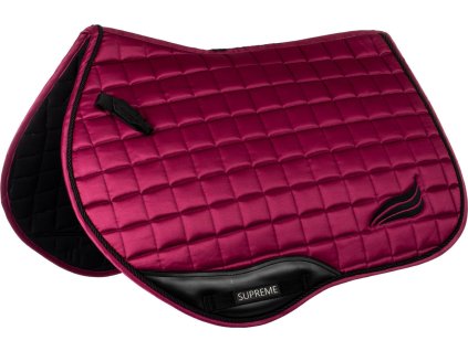 Dečka podsedlová Satin Close Contact Supreme, skoková, burgundy