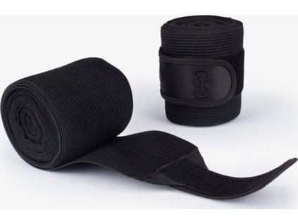 Bandáže elastické Elite Elastic PS of Sweden, 3,3 m, pár, čierne