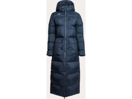 Kabát jazdecký Arctic Puffer UHIP, dámsky, zimný, predĺžený, eclipse