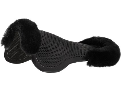 Dečka gélová Active Pony Half Sheepskin Edge Gel Acavallo, čierna