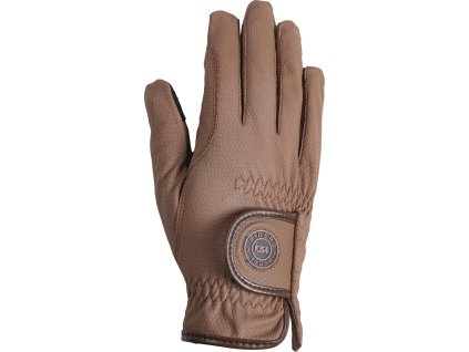 Rukavice jazdecké Cambridge RSL, unisex, tan