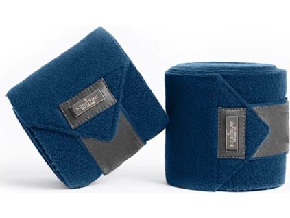 Bandáže fleecové Equestrian Stockholm, 4 ks, 4 m, moroccan blue
