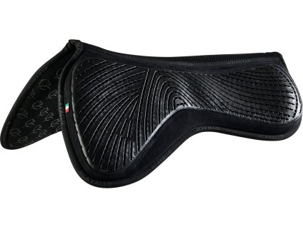 Dečka tlmiaca Spine Free Double Face Gél Silicon Grip & Memory Foam Acavallo, čierna