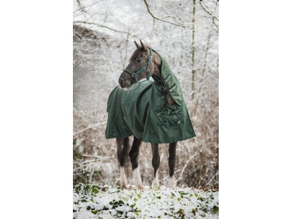 Deka výbehová Adapting HorseGuard, s krkom, 0 g, darkest spruce