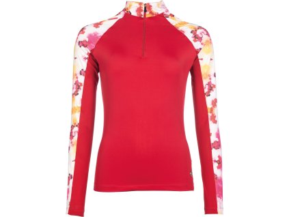 Tričko funkčné Essentials Flower HKM, red/pink