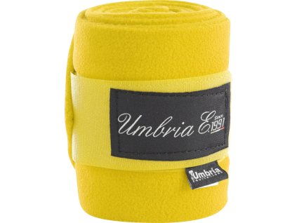 Bandáže fleecové Umbria Equitazione, 4 ks, 4 m, yellow