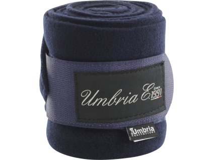 Bandáže fleecové Umbria Equitazione, 4 ks, 4 m, navy