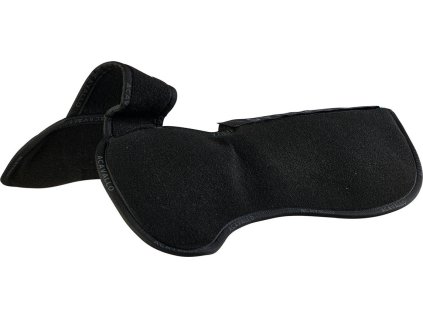 Dečka korekčná Withers Free Front Riser Double Felt Acavallo, čierna