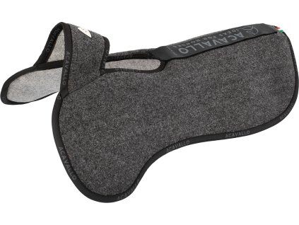 Korekčná dečka Withers Free Front Riser Double Felt Acavallo, charcoal/grey