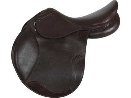 Sedlo skokové Meredith Equestro, tmavohnedé