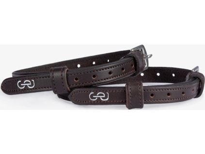 Remienky k šporniam PS of Sweden, kožené, hnedé