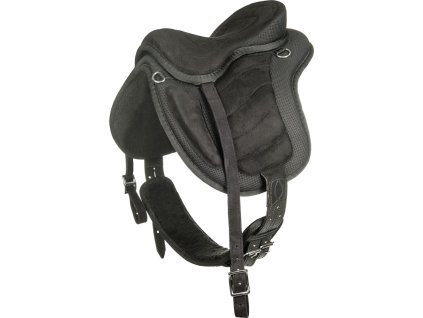Sedlo Shetty HKM, bezkostrové, detské, čierne