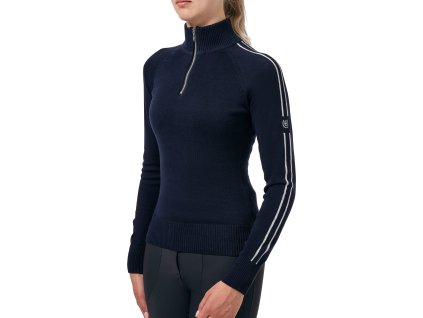 Sveter Luxe Equestrian Stockholm, dámsky, navy