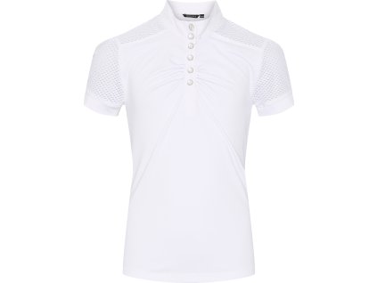 Tričko súťažné Hazel Equipage, detské, biele