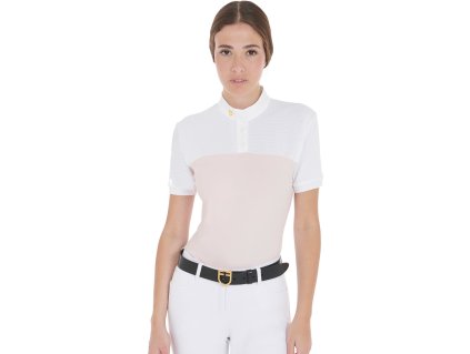 Tričko súťažné Slim Fit Equestro, dámske, pink
