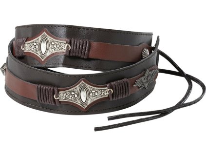 Opasok na klobúk HB-44 Stars & Stripes, black/brown