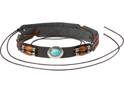 Opasok na klobúk HB-49 Stars & Stripes, black/brown