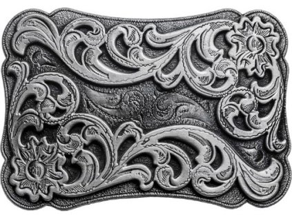 Spona na opasok GS-417 Stars & Stripes, silver