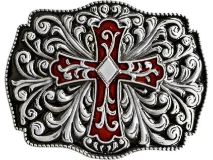 Spona na opasok GS-415 Stars & Stripes, silver