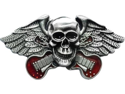 Spona na opasok GS-411 Stars & Stripes, silver