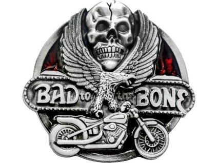 Spona na opasok GS-410 Stars & Stripes, silver