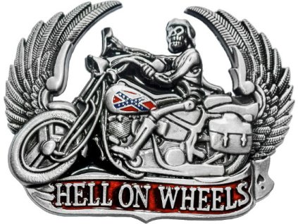 Spona na opasok GS-414 Stars & Stripes, black/silver