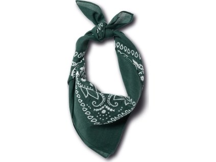 Šatka Bandana Stars & Stripes, dark green