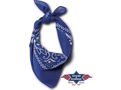 Šatka Bandana Stars & Stripes, royal blue