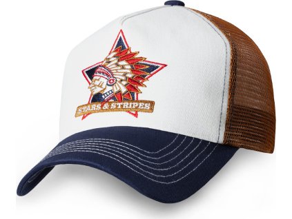 Šiltovka Indian Stars & Stripes, white/blue