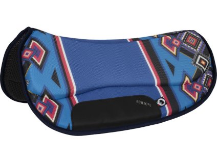 Deka podsedlová New Design Burioni, barelová, rombi navy