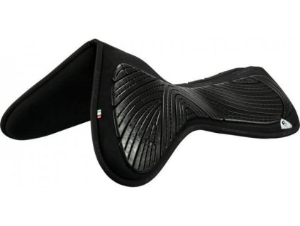 Dečka tlmiaca Close Contact Pocket Gel & Memory Foam Risers Acavallo, čierna