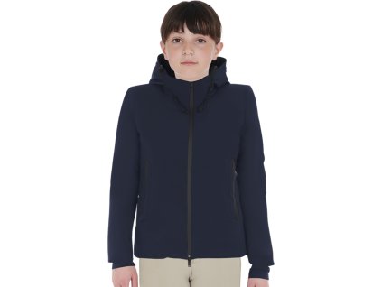 Bunda Basic Puffer Equestro, detská, navy blazer