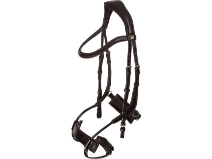 Uzdečka anatomická Comfitec Equestro, tmavohnedá