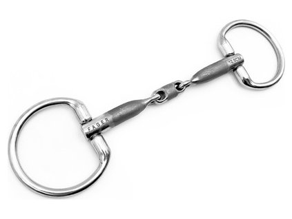 Zubadlo olivové dvakrát lomené (bradoon) Ludwig Sweet Iron Fager