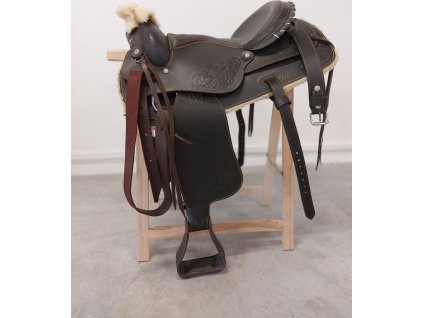Sedlo westernové Prime Pro Lakota, hnedé