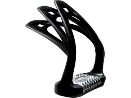 Strmene bezpečnostné Stirrup Flex-Tek Tekna®, 12 cm, pár, čierne